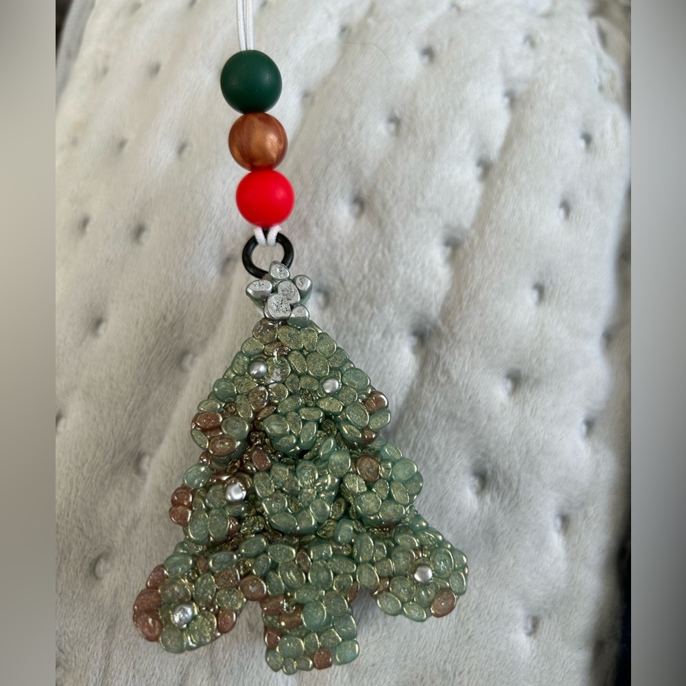 Mini Christmas tree citrus wreath scented car Freshie!